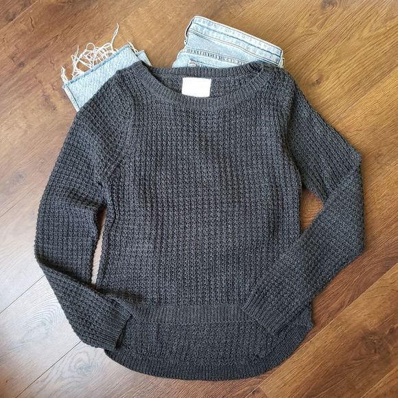 Ambiance Sweaters - Knit Thermal Style Sweater by Ambiance